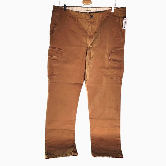 Goodthreads Men's Straight-Fit Vintage Stretch Cargo Pant Khaki Size 36X31 - Picture 1 of 14